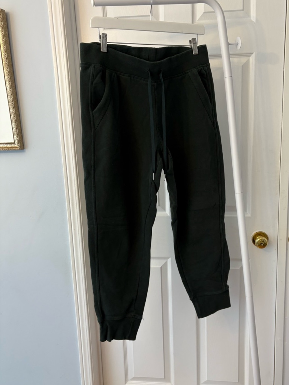 Lole Green Highrise Ankle Sweatpants Size Large Cotton - Picture 4 of 8